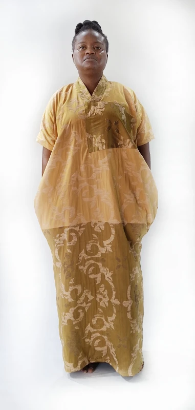 Elegant Damask Boubou Dress