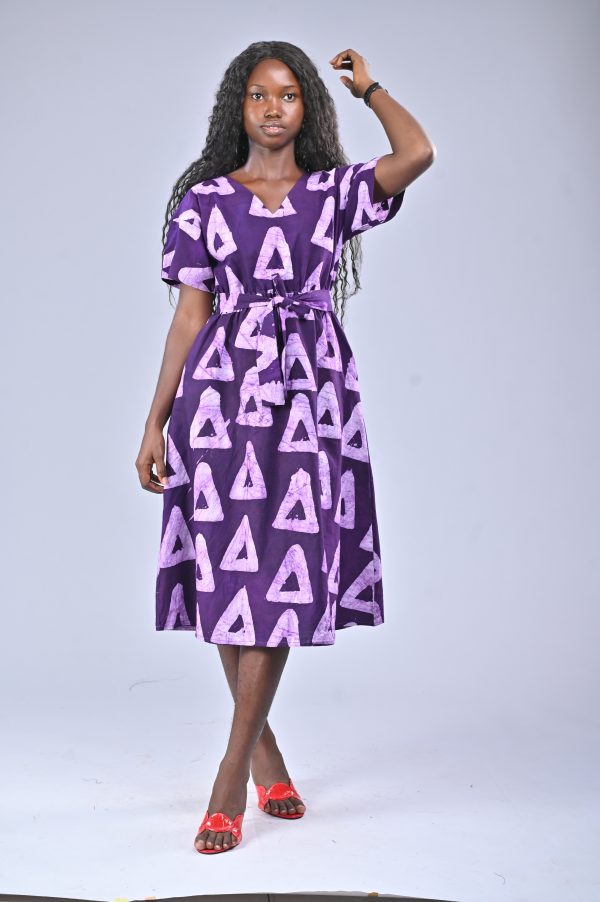 Dunni Adire Shift Dress