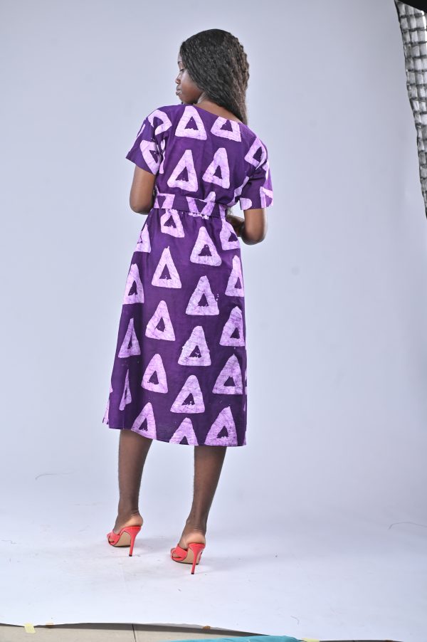 Dunni Adire Shift Dress - Image 6