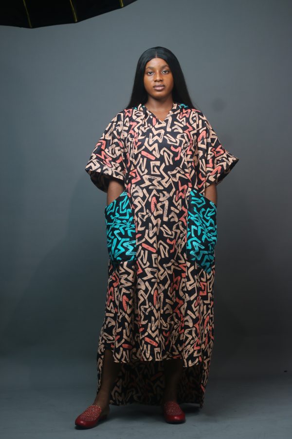 Dara Hooded Kaftan - Image 2