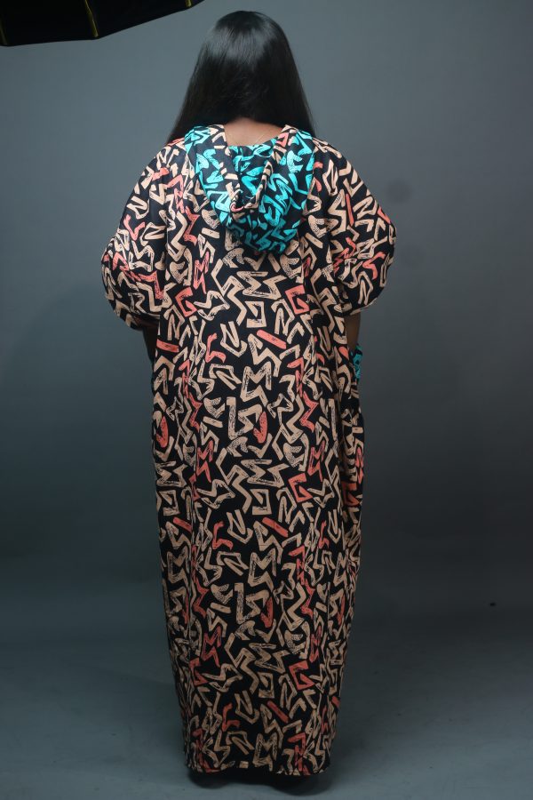 Dara Hooded Kaftan - Image 4
