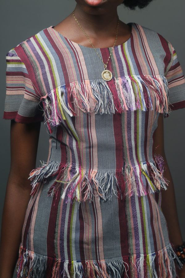 Nero Aso-oke Dress - Image 2