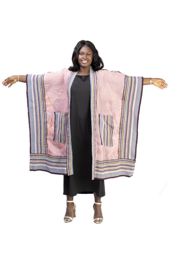 Anuli Organdi Asooke & Brocade Kimono - Image 3