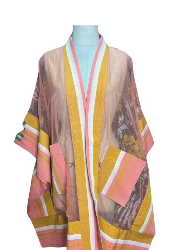 Anuli Organdi Asooke & Brocade Kimono