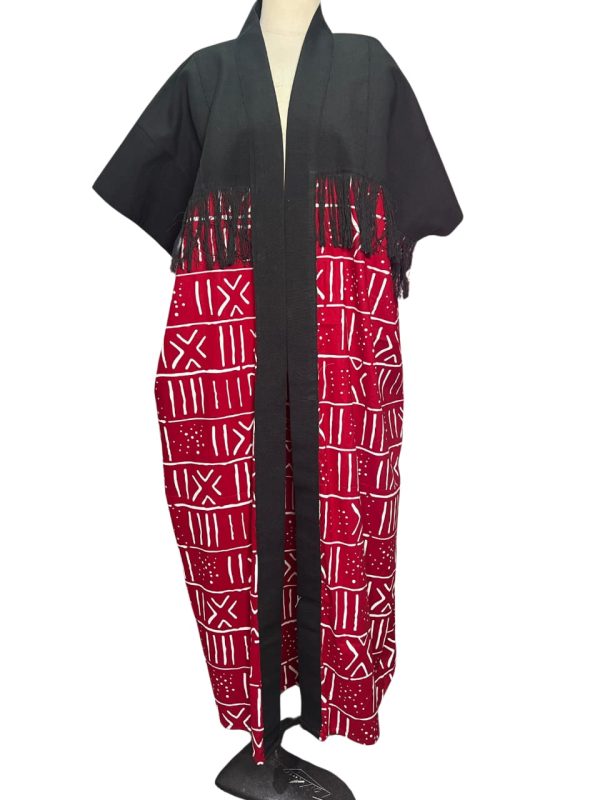 Asha Tribal Ankara and Asooke Kimono
