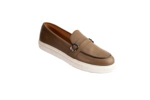 Chestnut Brown Buckle Loafer Sneakers