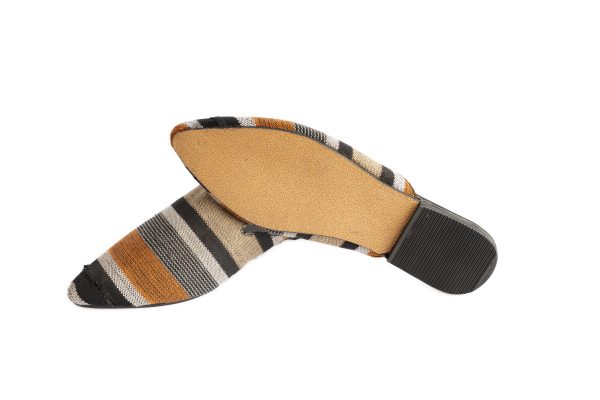 Ewa Leather/Asooke Mule - Image 7