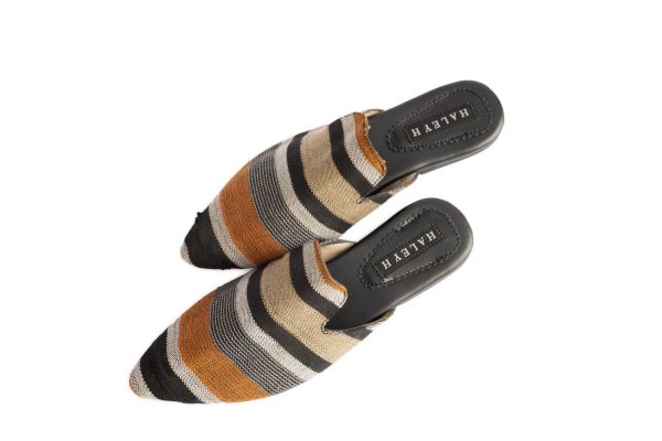 Ewa Leather/Asooke Mule - Image 6
