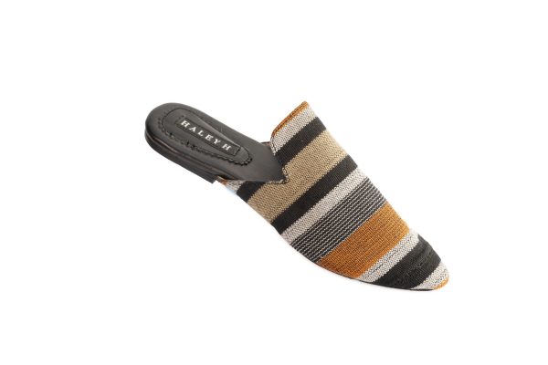 Ewa Leather/Asooke Mule - Image 3