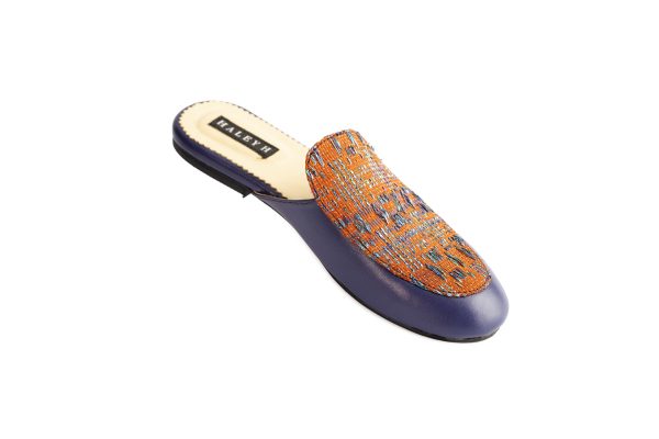 Ewa Leather/Asooke Mule - Image 4