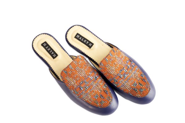 Ewa Leather/Asooke Mule - Image 5