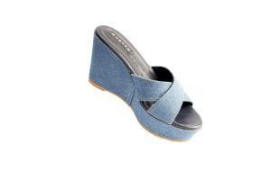 Adaeze Denim Wedge Heels