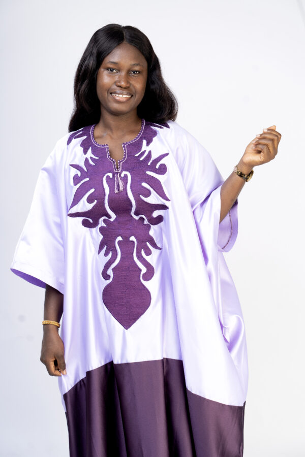 Dunni Embroidered Luxe Boubou - Image 11